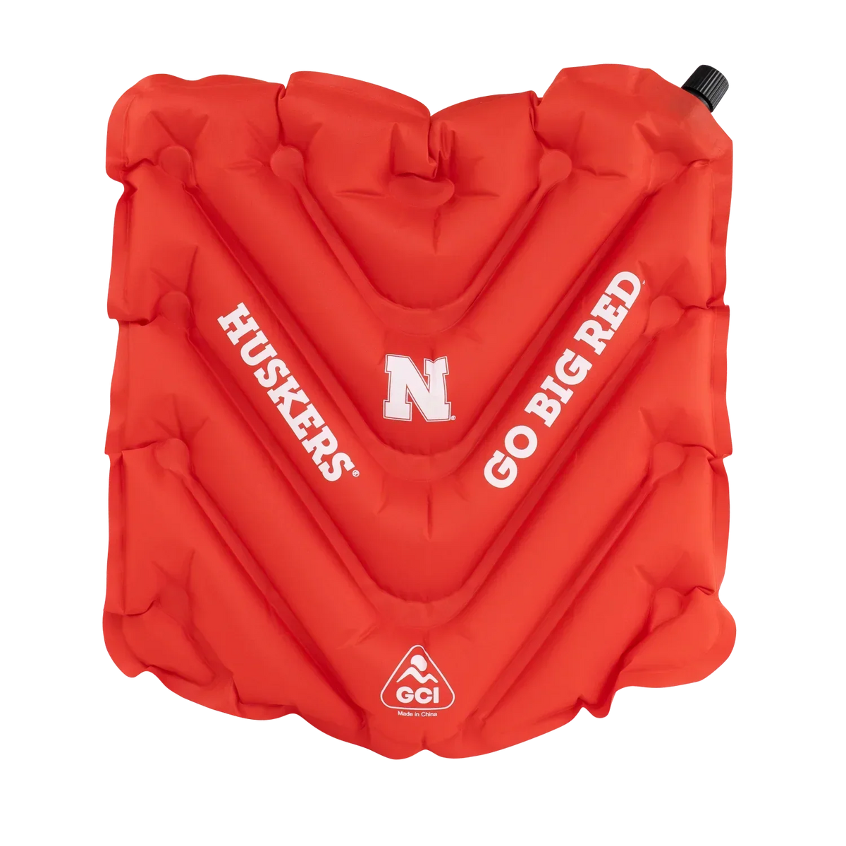 College V Seat™ Inflatable Stadium Cushion - Nebraska Cornhuskers - Outdoor Carry Style